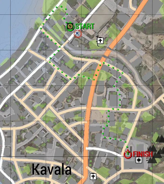 Code Blue Route