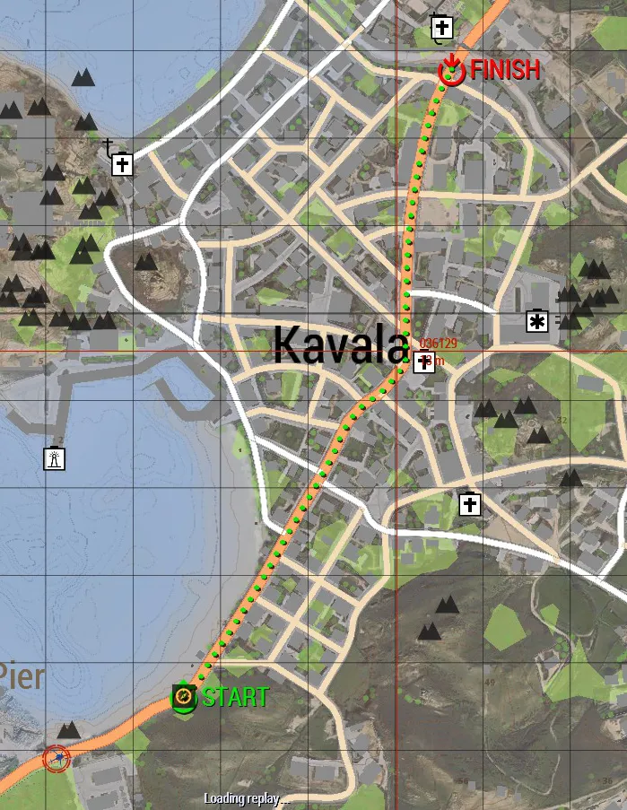 Downtown Dash Route
